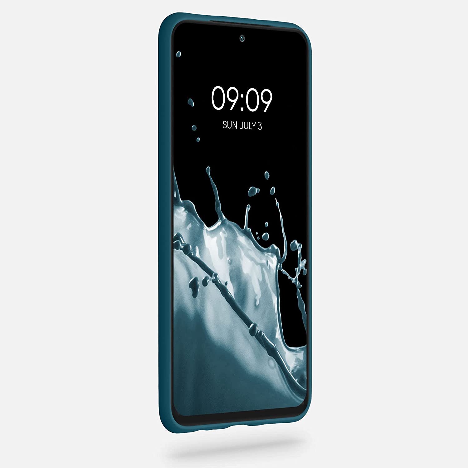 KW Xiaomi Redmi Note 10 / Note 10s / Poco M5s Θήκη Σιλικόνης TPU - Petrol Matte - 54541.57