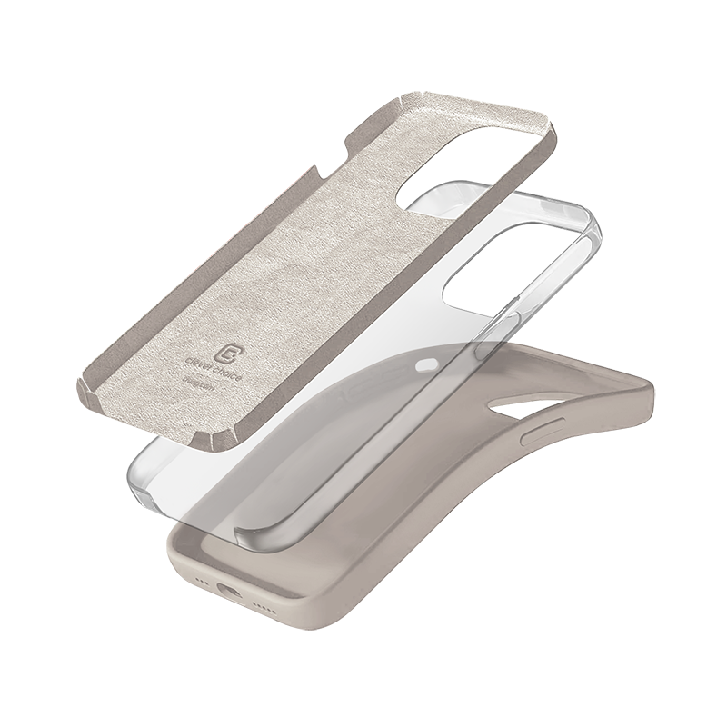 Crong iPhone 14 Pro Max Color Cover Magnetic - Θήκη Σιλικόνης με MagSafe - Stone