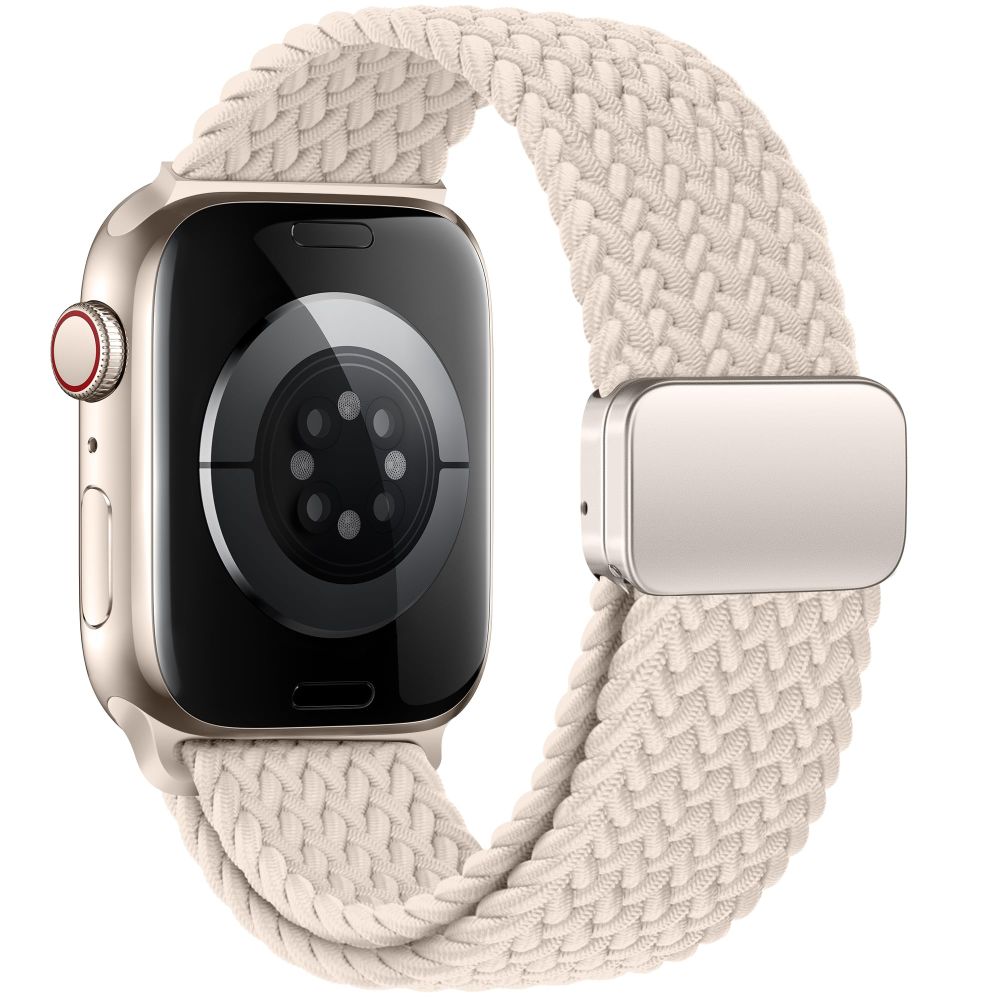 Tech-Protect Λουράκι Apple Watch 8/9/10/11 - SE (1/2/3) - Ultra (1/2/3) – 44/45/46/49mm NylonMag - Starlight