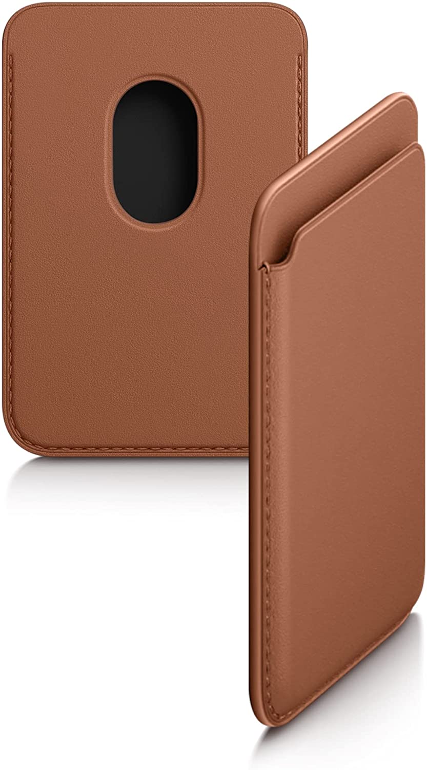 KW iPhone Θήκη από Συνθετικό Δέρμα για Πιστωτικές Κάρτες - Brown - 54606.05