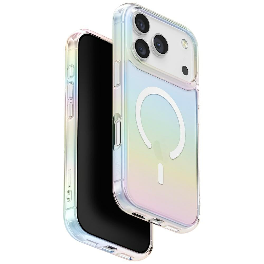 Uniq iPhone 17 Pro Max - Iridescia Magclick - Σκληρή Θήκη με Πλαίσιο Σιλικόνης και MagSafe - Holo Quartz