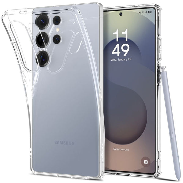 Spigen Samsung Galaxy S25 Ultra Liquid Crystal Θήκη Σιλικόνης - Crystal Clear