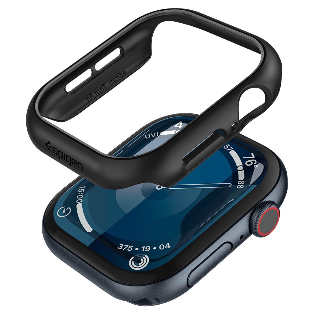 Spigen Θήκη Apple Watch 10/11 - 42mm Thin Fit - Black