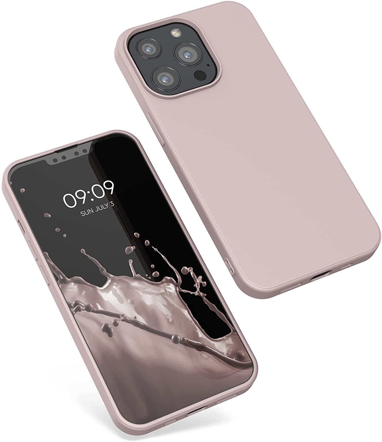 KW iPhone 13 Pro Θήκη Σιλικόνης Rubberized TPU - Coconut Swirl - 55962.225