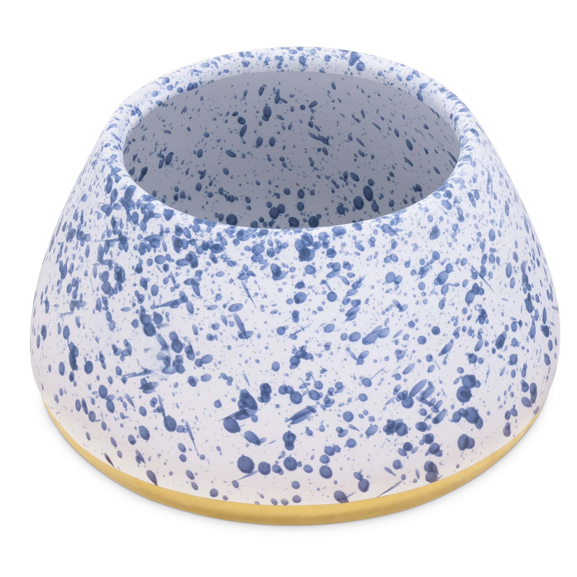 Navaris Μπολ Φαγητού και Νερού για Κατοικίδια - 1.9L - White / Blue - 56612.02