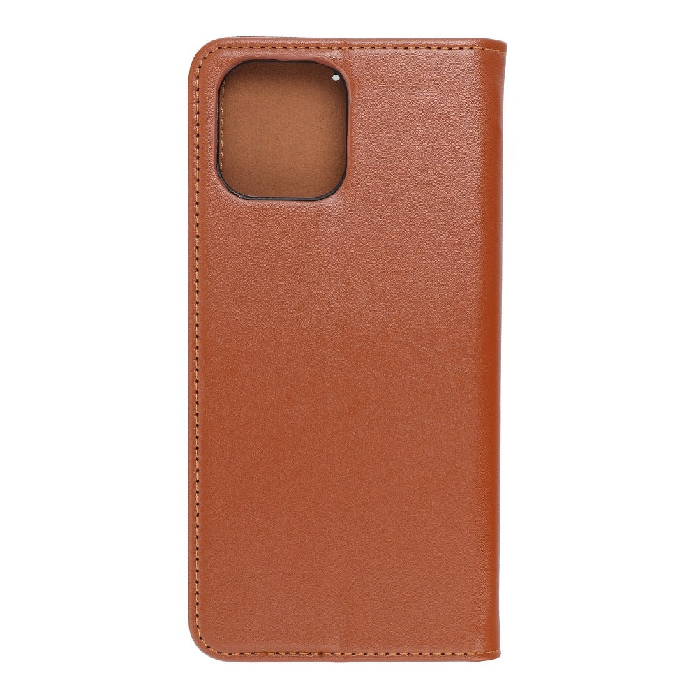 Forcell iPhone 12 Pro Max Smart Pro Θήκη Βιβλίο Stand από Γνήσιο Δέρμα - Brown