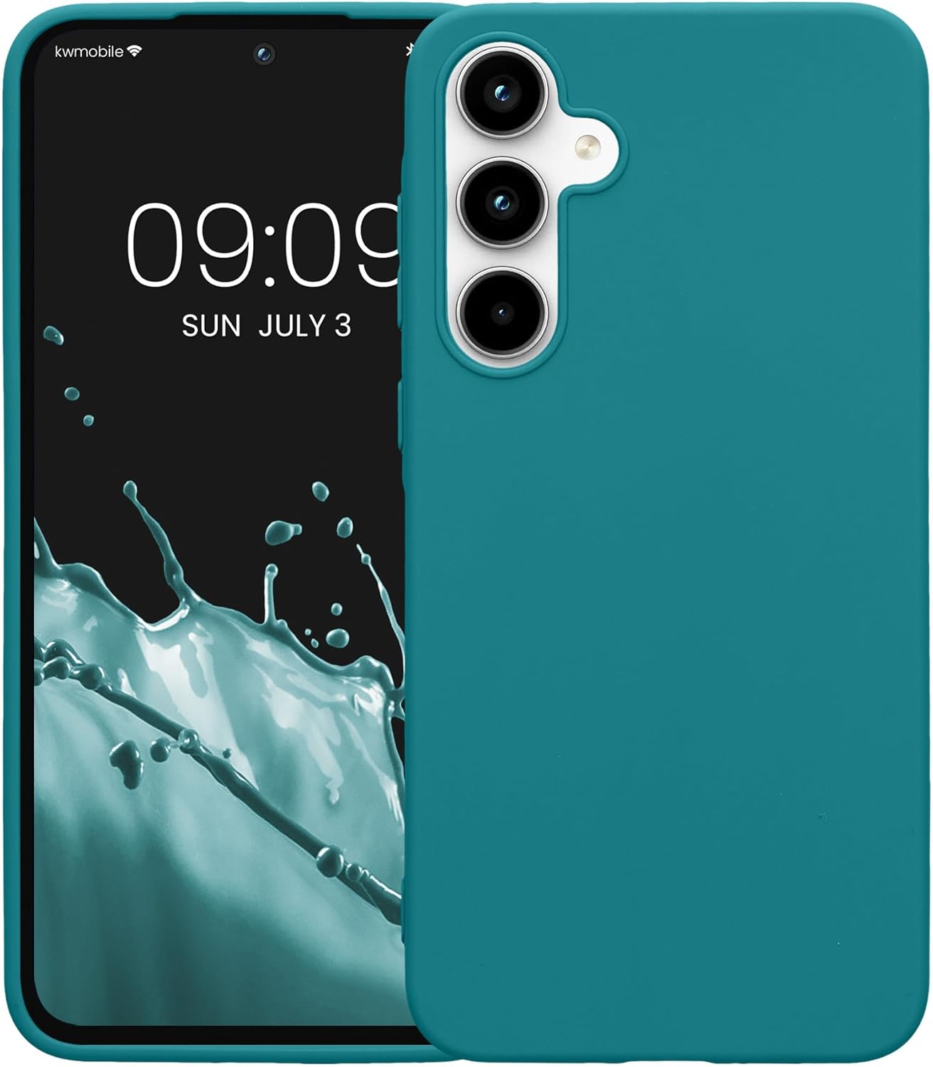 KW Samsung Galaxy A35 5G Λεπτή Θήκη Σιλικόνης TPU - Matte Petrol