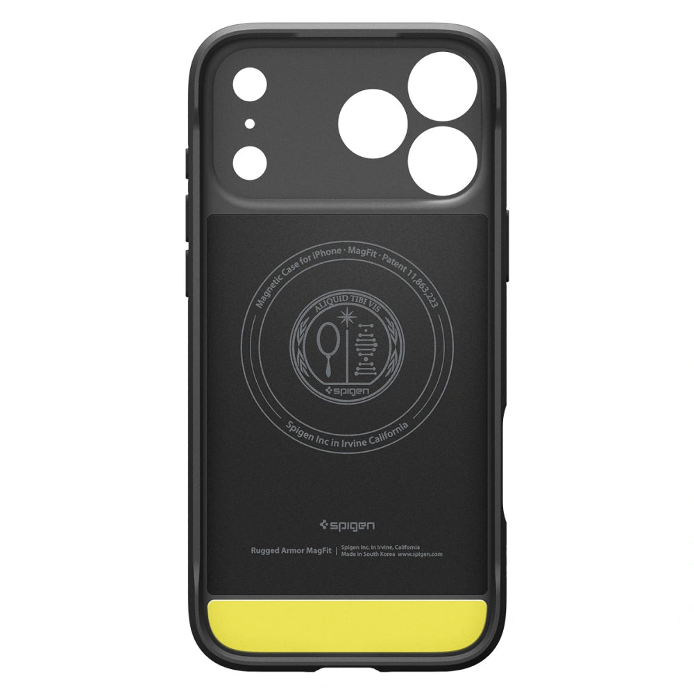 Spigen iPhone 17 Pro Max - Rugged Armor Mag - Θήκη TPU με MagSafe - Matte Black