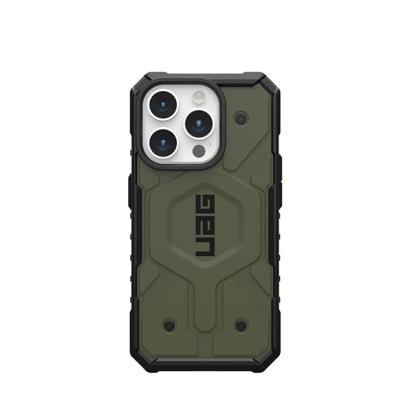 UAG iPhone 15 Pro Pathfinder MagSafe Series Σκληρή Θήκη με MagSafe - Olive Drab