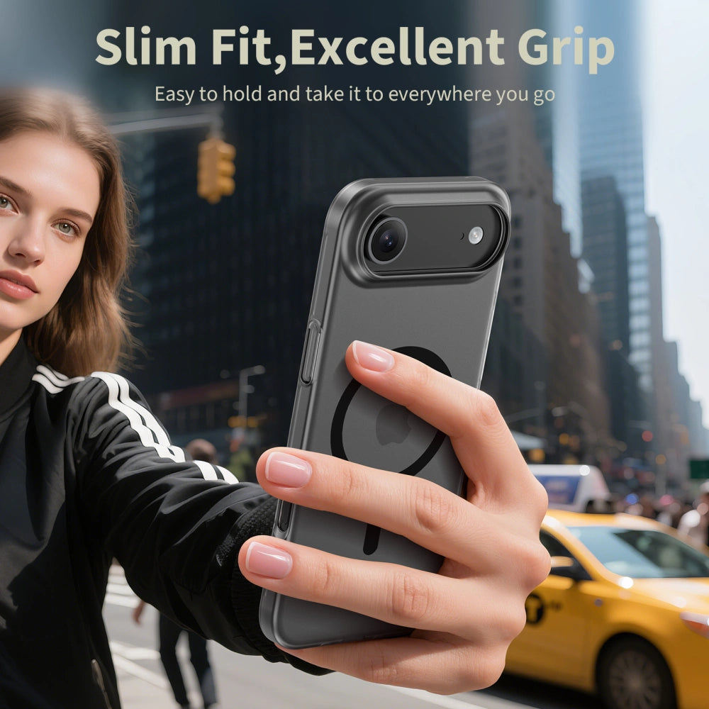 Tech-Protect iPhone Air MagSlim - Σκληρή Θήκη με MagSafe - Matte / Black