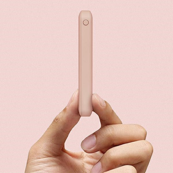 Uniq Fuele Mini PowerBank 8000mAh 18W με Καλώδιο UBS to Type-C - Pink