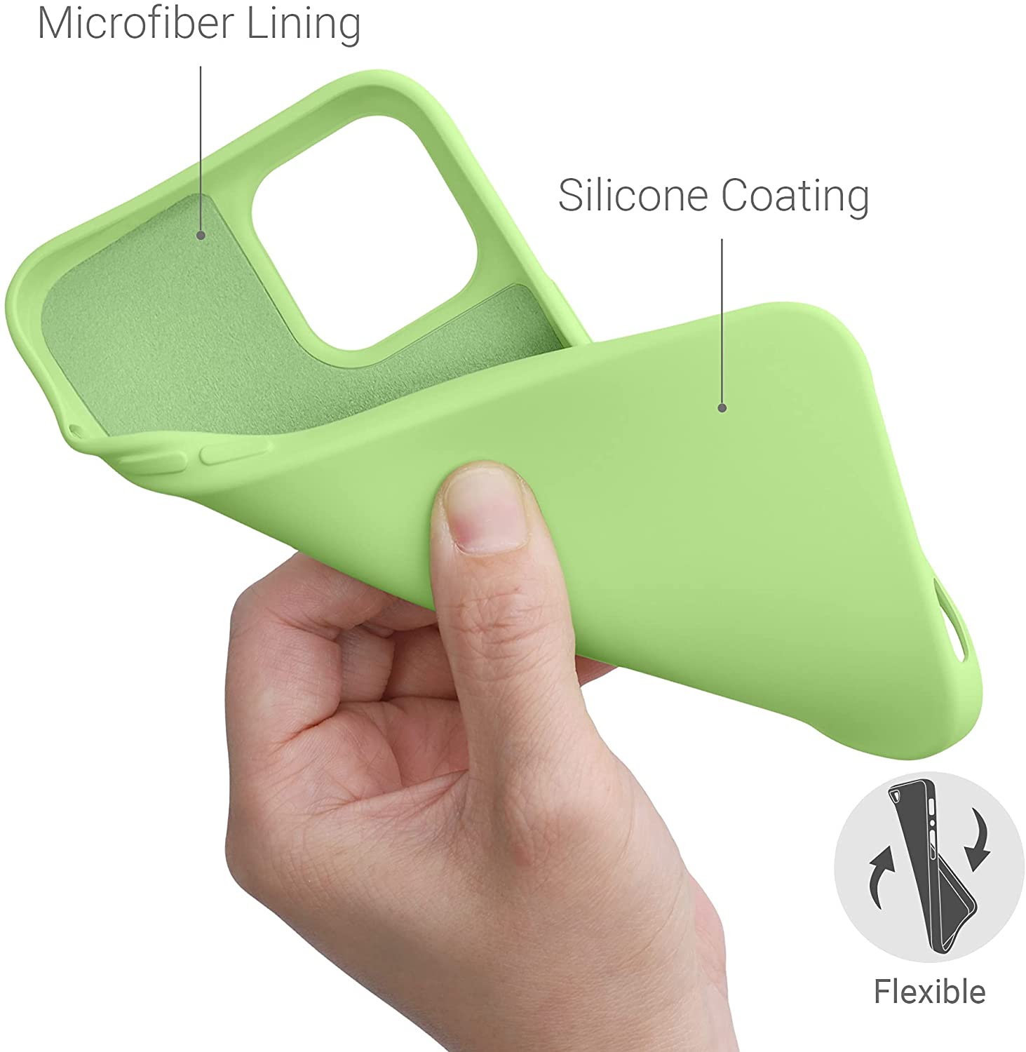 KW iPhone 12 Pro Max Θήκη Σιλικόνης Rubberized TPU - Tomatillo - 52714.214