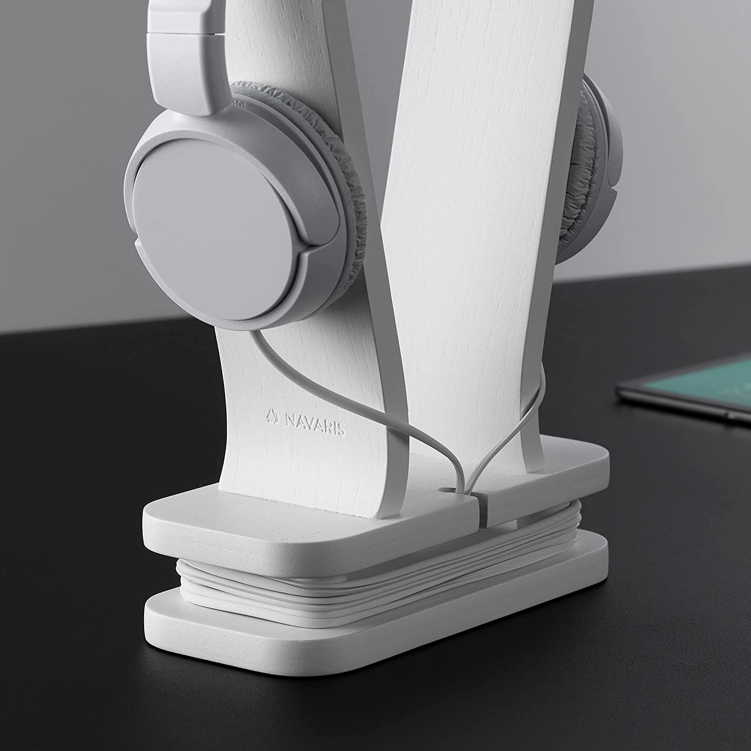 Navaris Βάση Ακουστικών από Ξύλο Καρυδιάς - White Oak - 53329.02