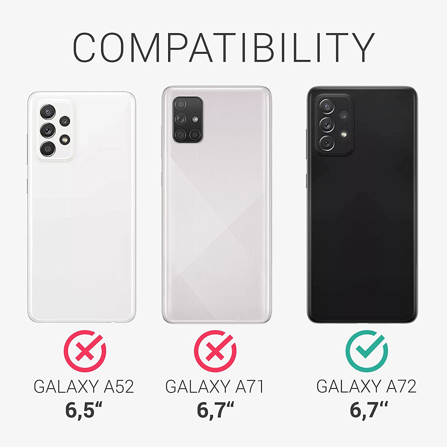 KW Samsung Galaxy A72 / A72 5G Θήκη Σιλικόνης TPU - Frosty Mint - 54358.200