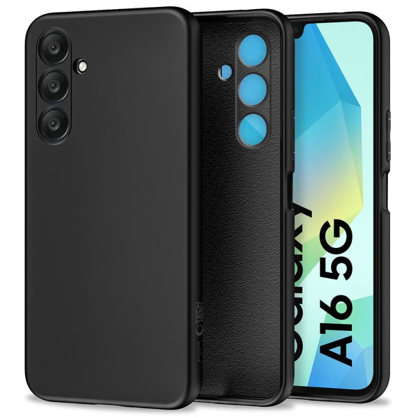 Tech - Protect Samsung Galaxy A16 4G / A16 5G Icon Θήκη Σιλικόνης Rubber TPU - Black
