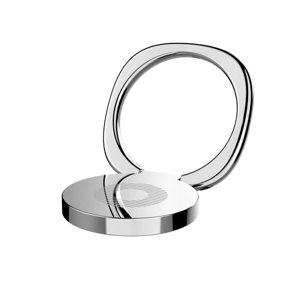Baseus Privity Ring Holder - Δαχτυλίδι Συγκράτησης Κινητού / Tablet - Βάση Στήριξης - Silver - SUMQ-0S