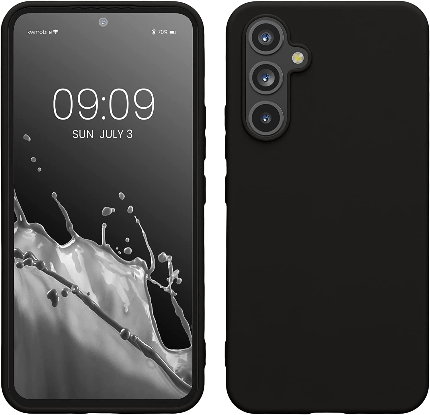 KW Samsung Galaxy A54 5G Θήκη Σιλικόνης TPU - Black - 60796.01