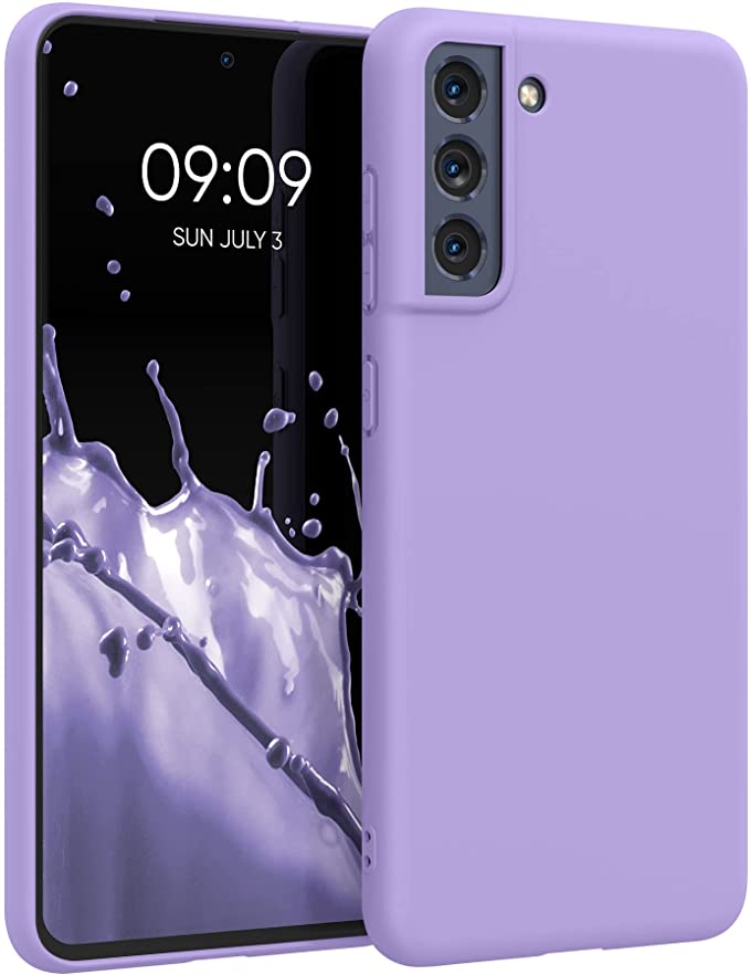 KW Samsung Galaxy S21 FE Θήκη Σιλικόνης TPU - Violet Purple - 55484.222