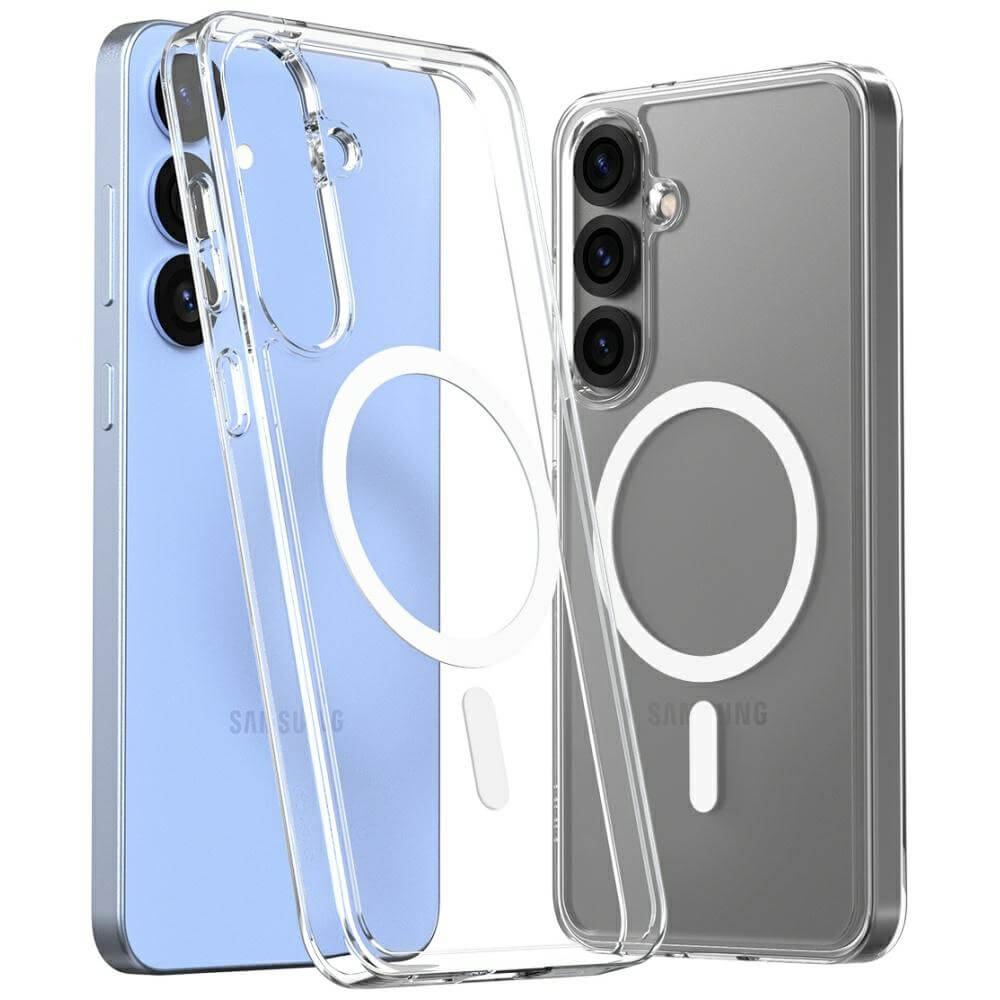 Araree Samsung Galaxy S25 Plus Duple M Σκληρή Θήκη με Πλαίσιο Σιλικόνης και MagSafe - Διάφανη