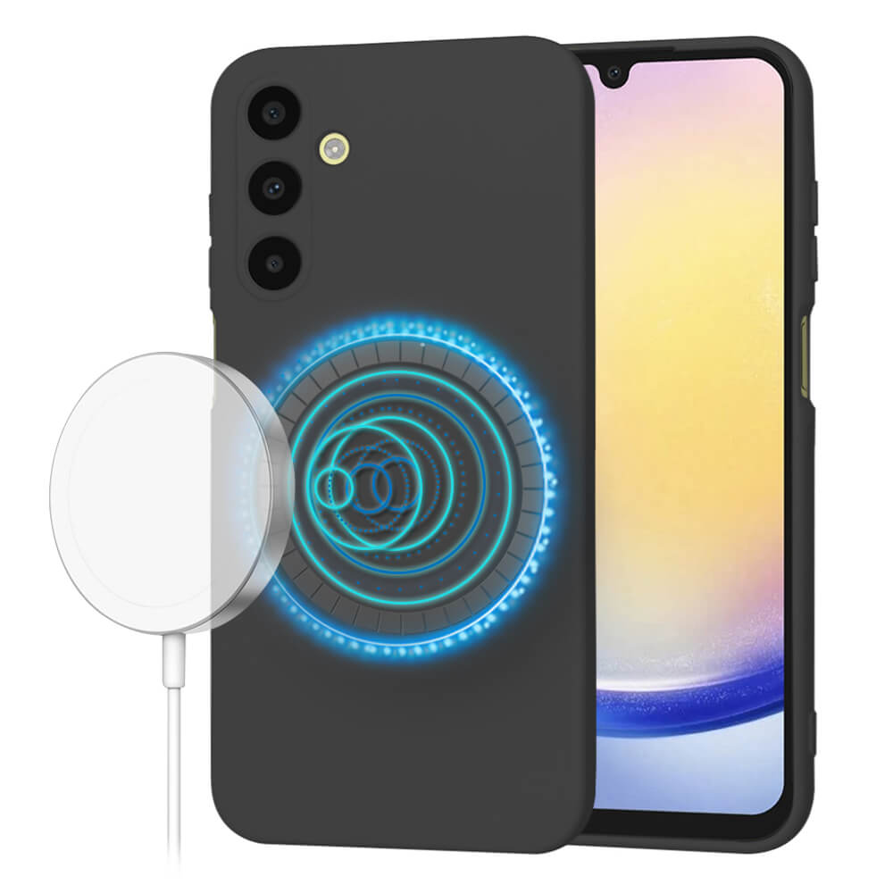 Techsuit Samsung Galaxy A25 5G SoftFlex MagSafe Θήκη Σιλικόνης - Black