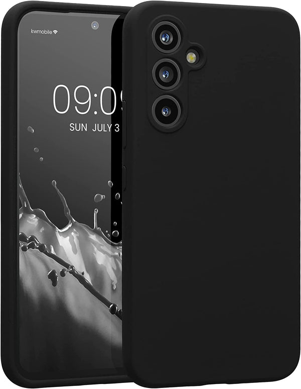 KW Samsung Galaxy A54 5G Θήκη Σιλικόνης Rubberized TPU - Black - 60795.01 - likebrands.gr