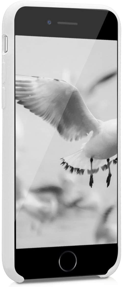 KW iPhone SE 2022 / SE 2020 / 7 / 8 Θήκη Σιλικόνης Rubber TPU - White - 40225.02