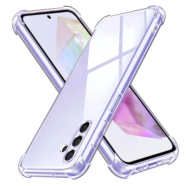 Techsuit Samsung Galaxy A35 5G - Shockproof - Θήκη Σιλικόνης με Ενισχυμένες Γωνίες - Clear