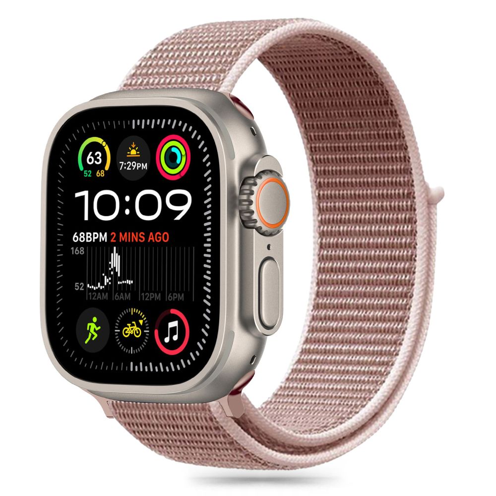 Tech-Protect Λουράκι Apple Watch 8/9/10/11 - SE (1/2/3) - Ultra (1/2/3) – 44/45/46/49mm Nylon - Dusty Rose
