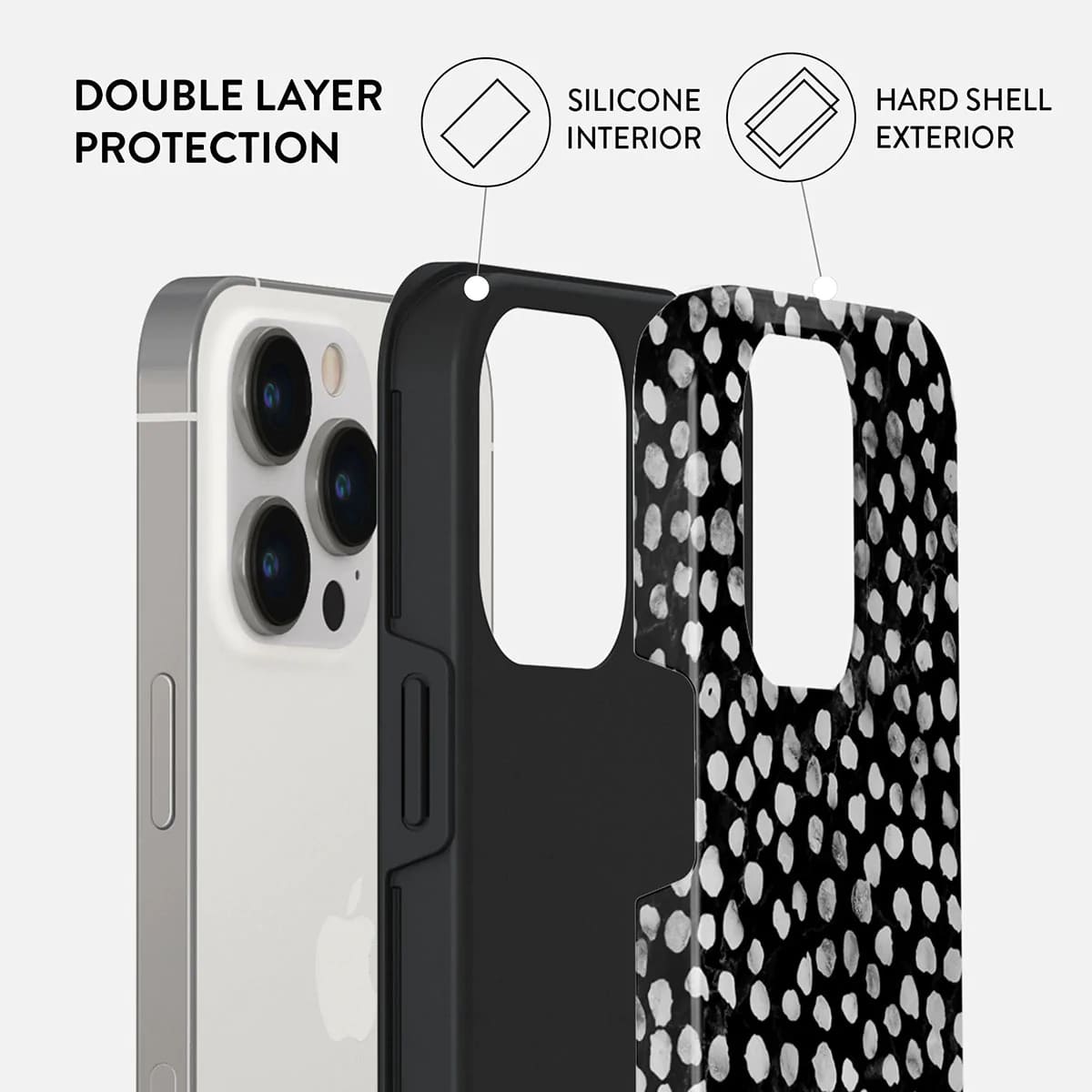 Burga iPhone 14 Pro Max Fashion Tough Σκληρή Θήκη - Night Sky