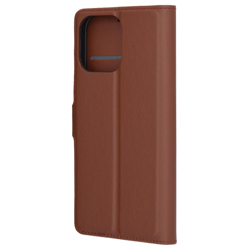 Techsuit iPhone 16 Pro Max - Leather Folio - Θήκη Πορτοφόλι από Δερματίνη με Stand - Brown