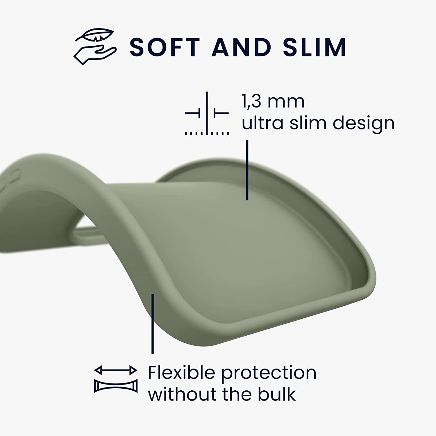 KW Samsung Galaxy A54 5G Θήκη Σιλικόνης TPU - Gray Green - 60796.172