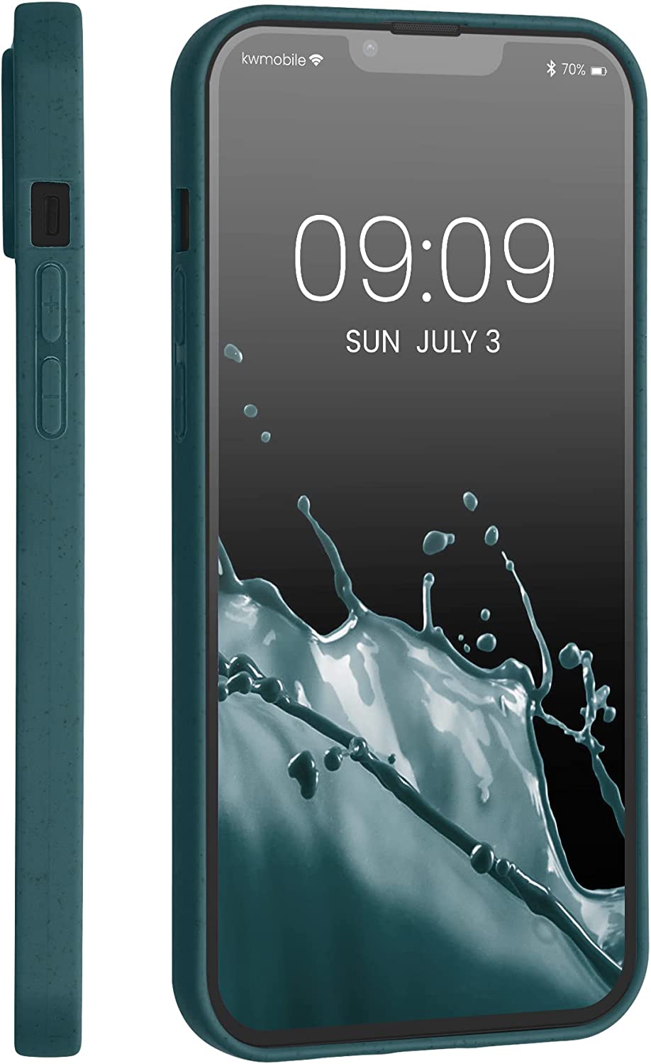 Kalibri iPhone 14 Plus Θήκη Σιλικόνης TPU με Ανακυκλώσιμο και Βιοδιασπώμενο Υλικό - Matte Petrol - 59218.57