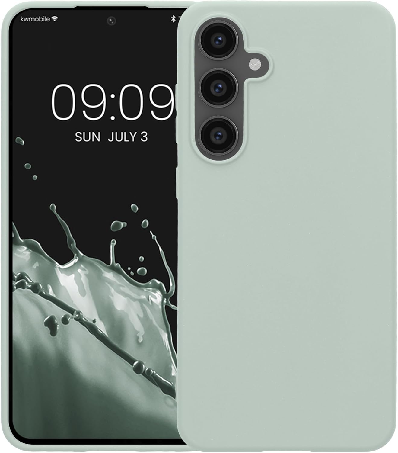 KW Samsung Galaxy S24 FE Λεπτή Θήκη Σιλικόνης TPU - Cool Mint