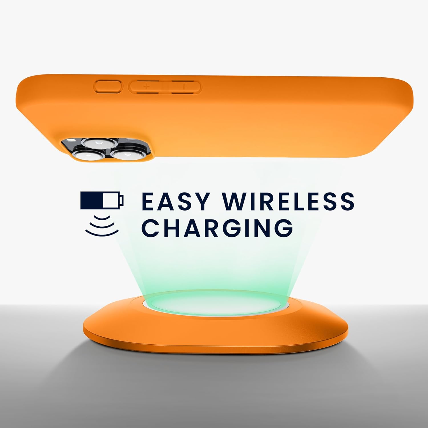 KW iPhone 16 Pro Λεπτή Θήκη Σιλικόνης TPU - Fruity Orange