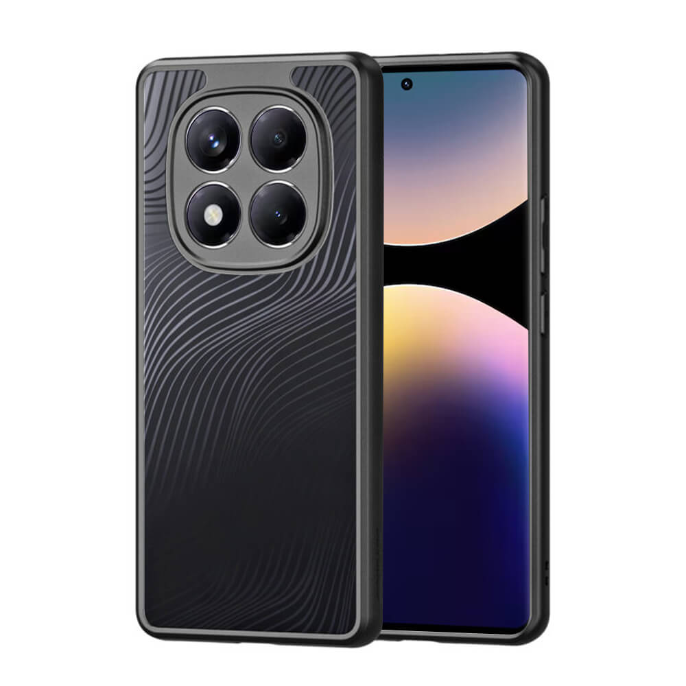 Dux Ducis Xiaomi Redmi Note 14 Pro 4G Aimo Series Σκληρή Θήκη με Πλαίσιο Σιλικόνης - Black