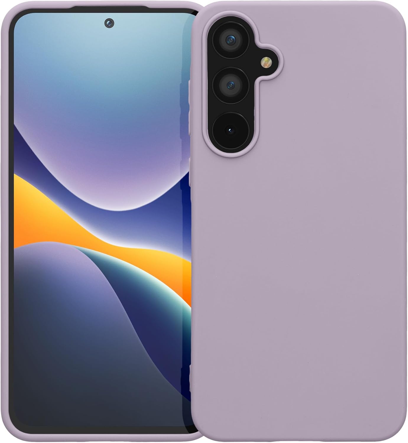 KW Samsung Galaxy A55 5G Λεπτή Θήκη Σιλικόνης TPU - Lavender