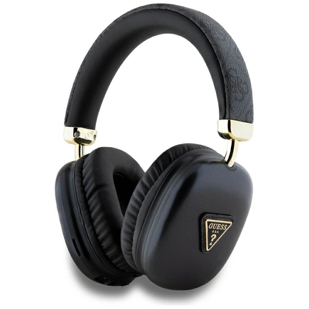 Guess Over-Ear 4G Triangle Logo - Ασύρματα Bluetooth Ακουστικά - Black
