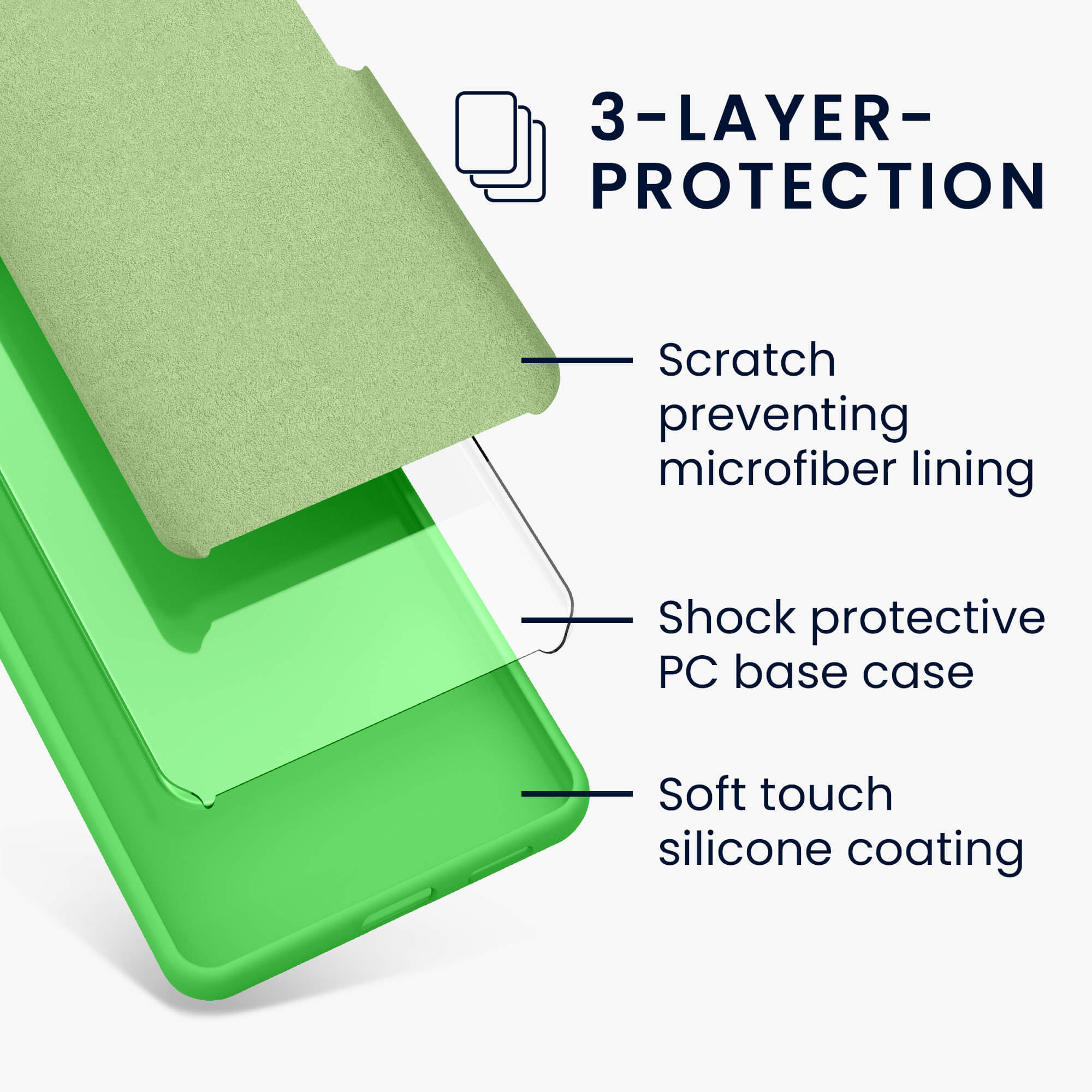 KW Samsung Galaxy A25 5G Θήκη Σιλικόνης Rubberized TPU - Lime Green