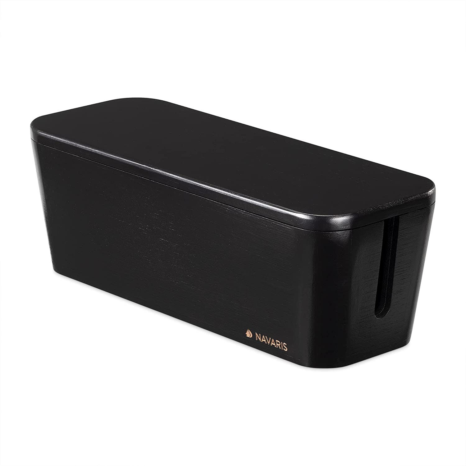 Navaris Κουτί Οργάνωσης Καλωδίων με Καπάκι - Black - 52804.03