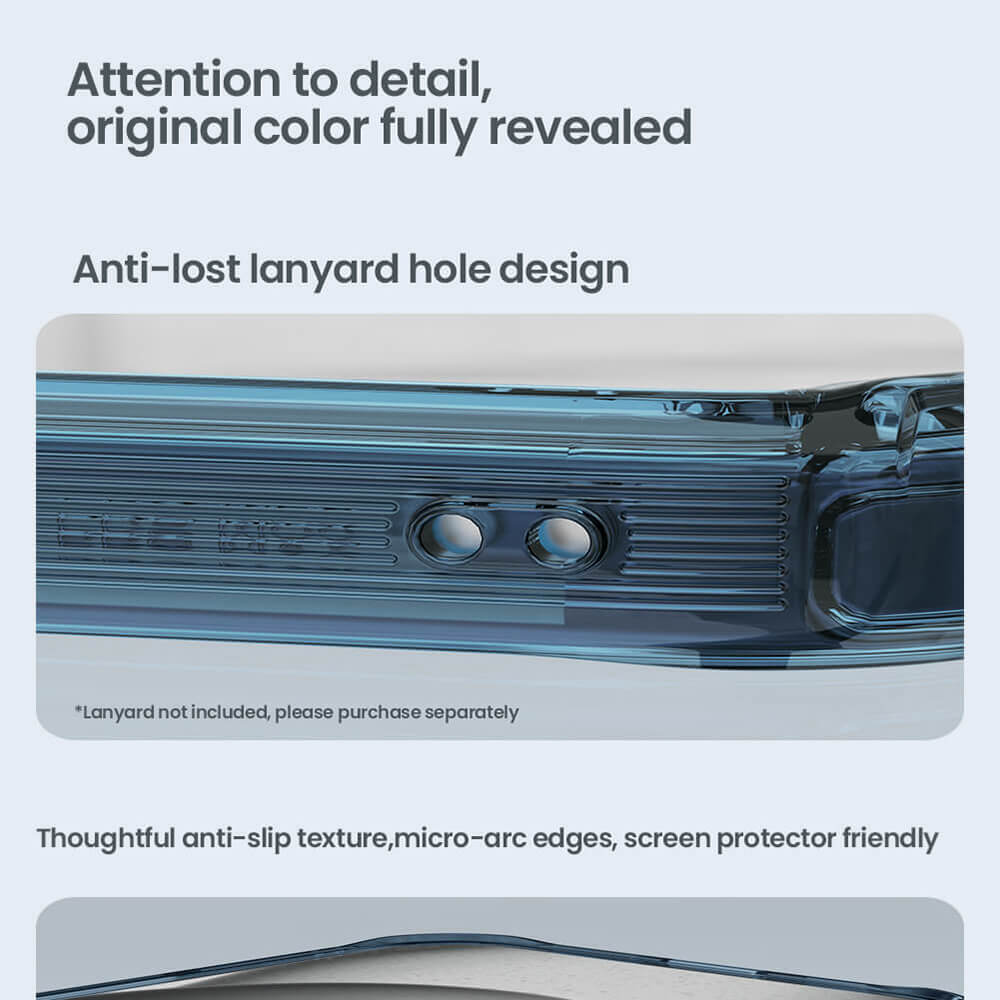 Nillkin iPhone 16 Nature Pro - Σκληρή Θήκη με Πλαίσιο Σιλικόνης - Blue