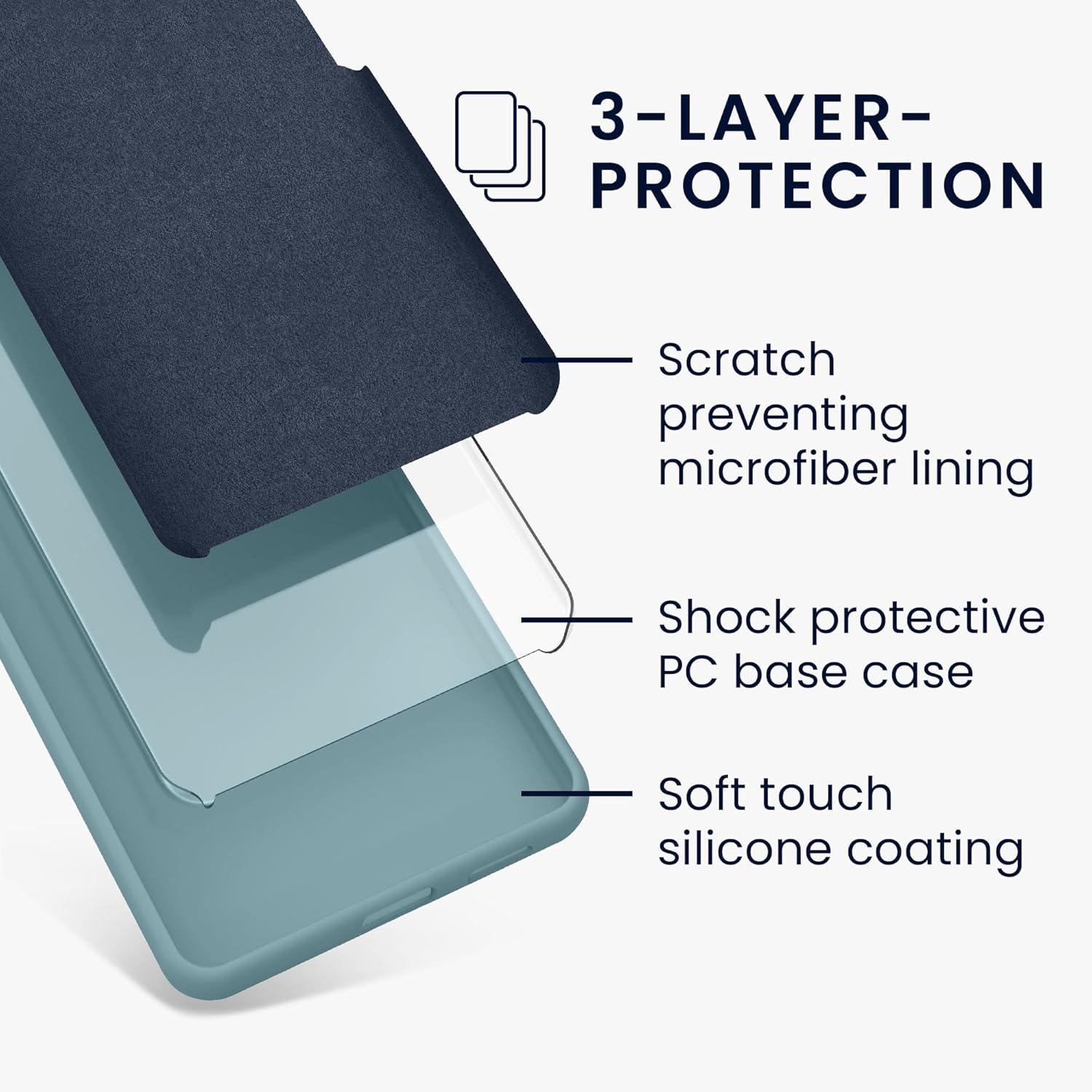 KW iPhone 16 Pro Θήκη Σιλικόνης Rubberized TPU - Antique Stone