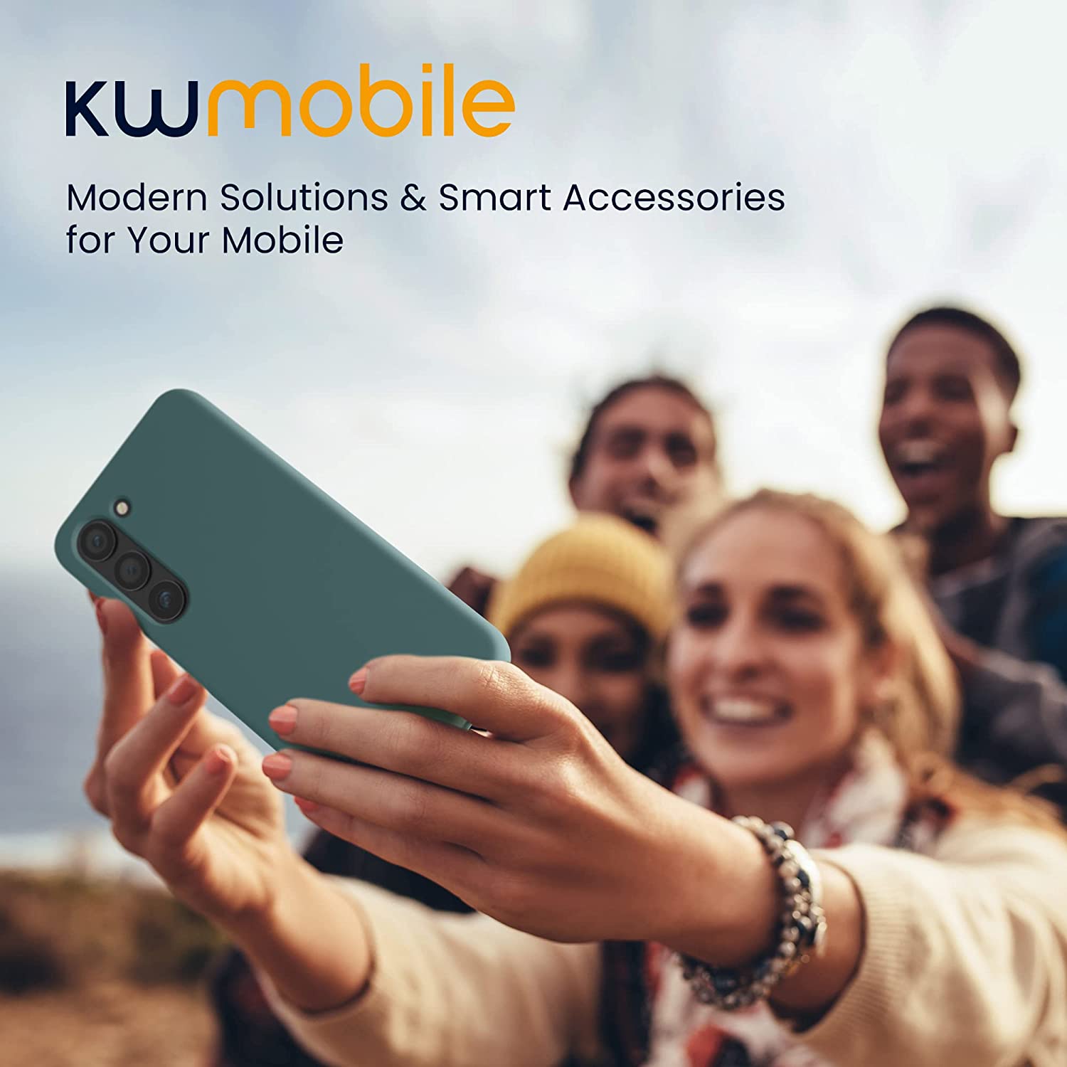 KW Samsung Galaxy S23 Θήκη Σιλικόνης Rubberized TPU - Arctic Night - 60273.207