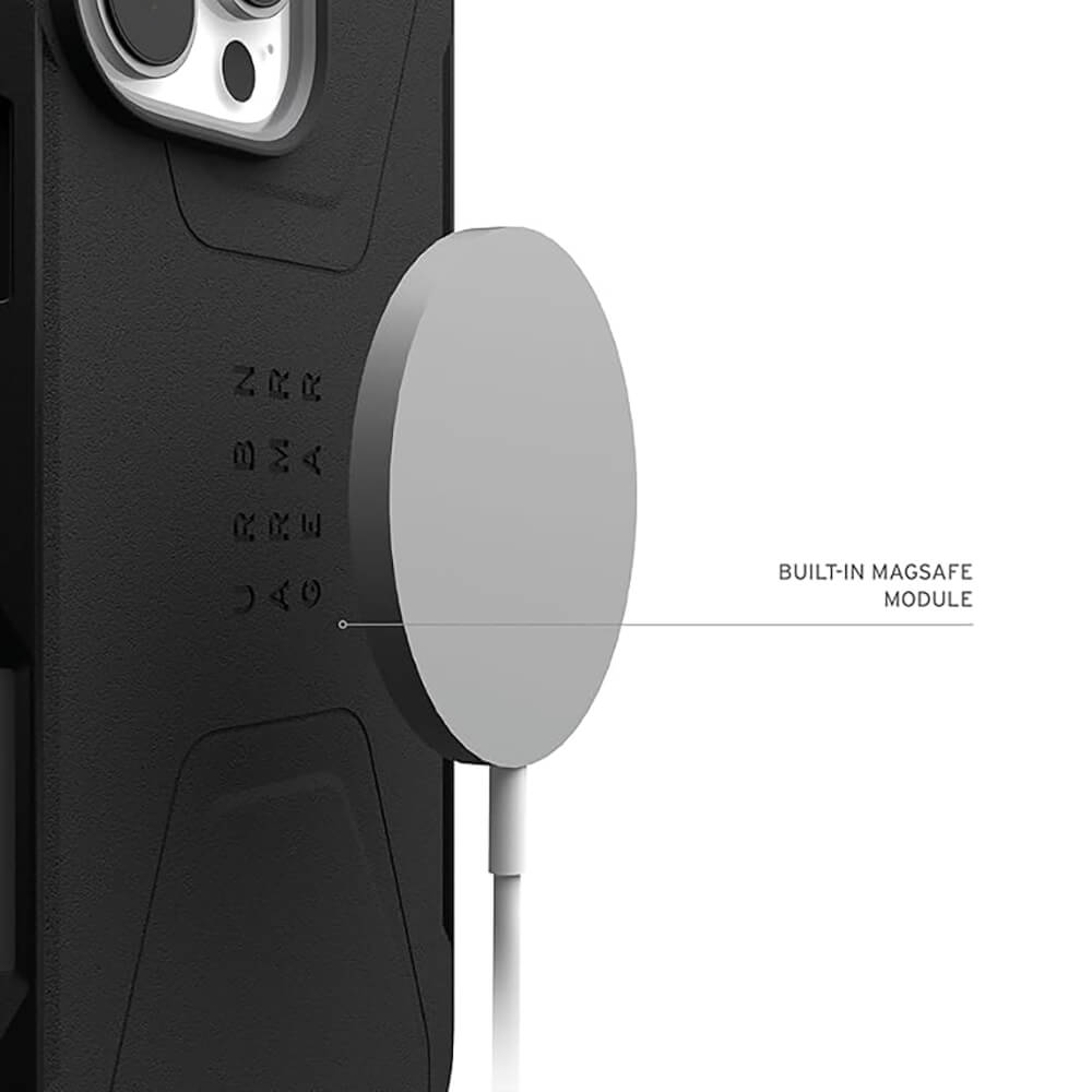 UAG iPhone 16 Pro Max Civilian MagSafe Σκληρή Θήκη με MagSafe - Black