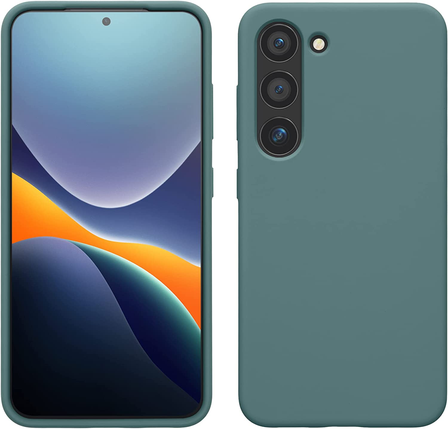 KW Samsung Galaxy S23 Θήκη Σιλικόνης Rubberized TPU - Arctic Night - 60273.207