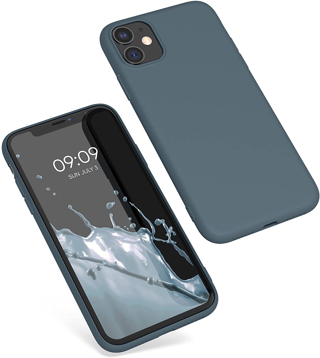 KW iPhone 11 Θήκη Σιλικόνης TPU - Slate Grey - 49787.202