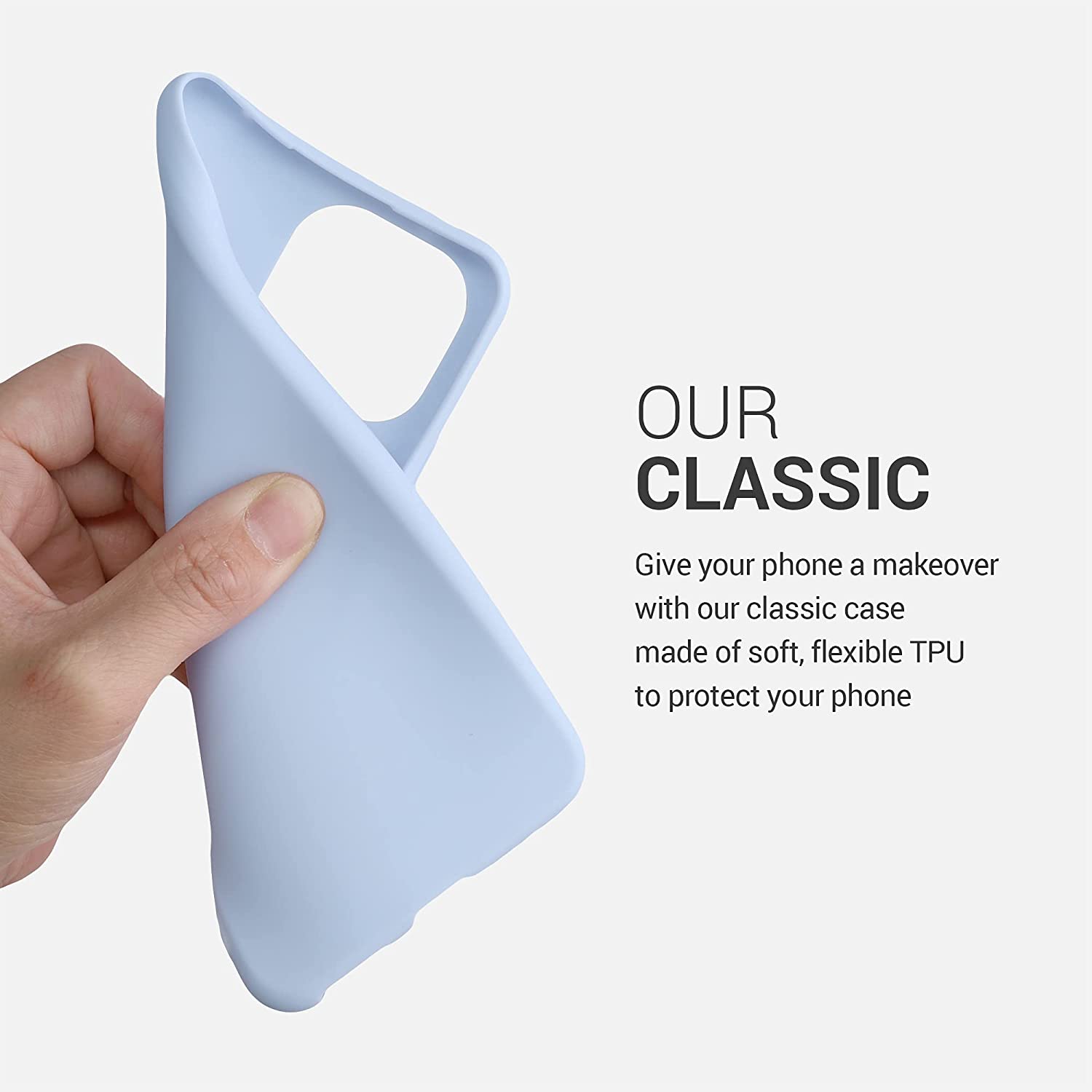 KW Xiaomi Mi 11 Lite / Mi 11 Lite 5G Θήκη Σιλικόνης TPU - Light Blue Matte - 54726.58