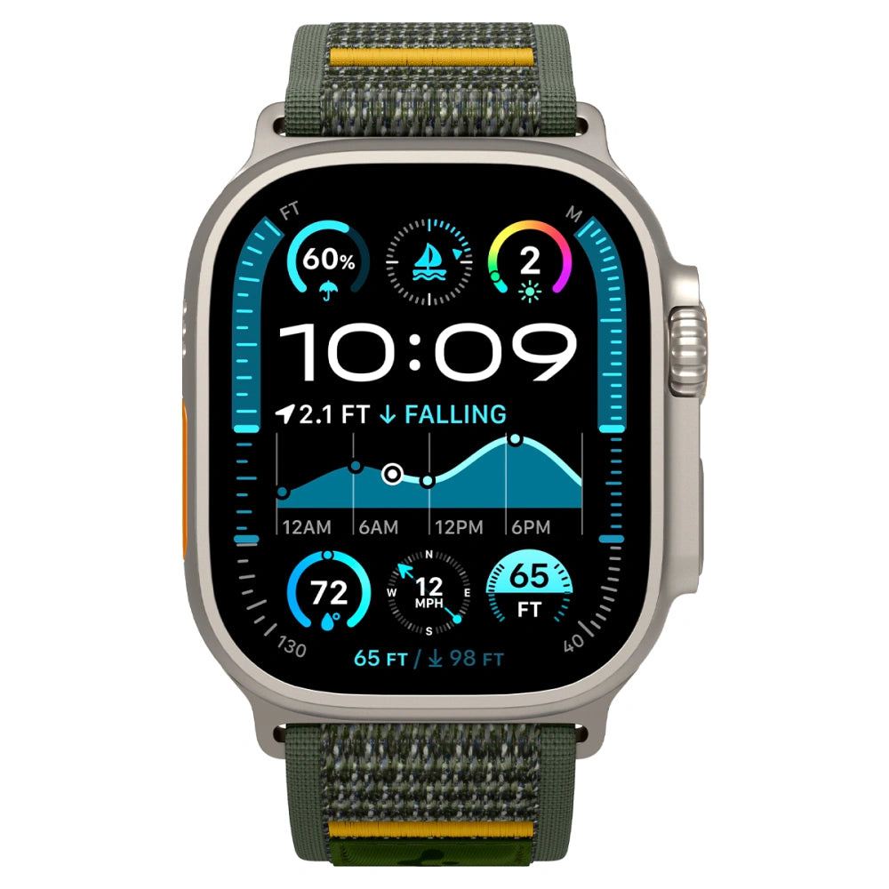 Spigen Λουράκι Apple Watch 8/9/10/11 - SE (1/2/3) - Ultra (1/2/3) – 44/45/46/49mm - Athlex Air - Active Green