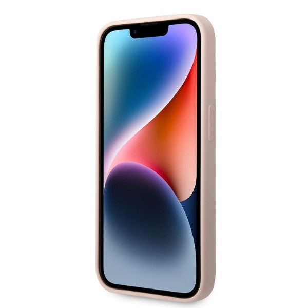 Karl Lagerfeld iPhone 14 Pro Max Liquid Silicone Karl and Choupette Θήκη Σιλικόνης με MagSafe - Light Pink - KLHMP14XSSKCI