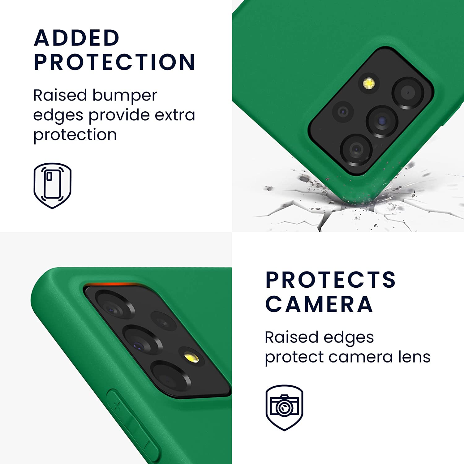 KW Samsung Galaxy A53 5G Θήκη Σιλικόνης TPU - Pixie Green - 57808.227