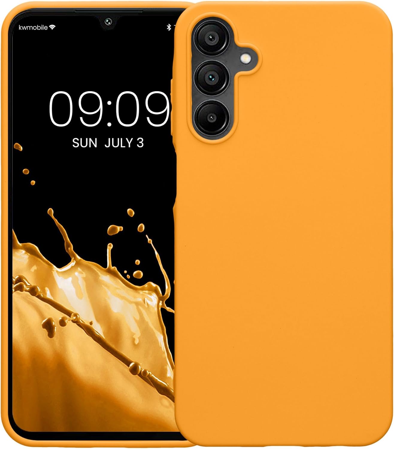 KW Samsung Galaxy A15 4G / A15 5G Θήκη Σιλικόνης TPU - Fruity Orange - KWM000021MH006C